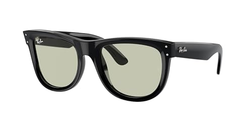Ray-Ban RBR502S Sunglasses Bundle: RBR 502S 6677/2 Wayfarer Reverse Black Light G and Universal Anti-slip Silicone Leash