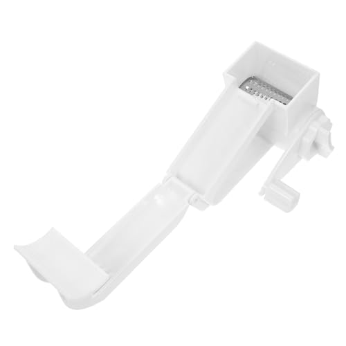 Rallador Manual Giratorio de Acero Inoxidable Blanco miniatura 1