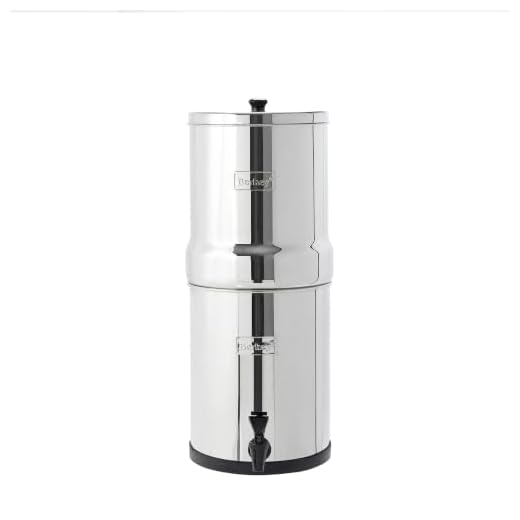 Travel Berkey Gravity-Fed Water Filter with 2 Black Berkey Elements–Enjoy Potable Water While Camping, RVing, Off-Grid, Emergencies, Every Day at Home