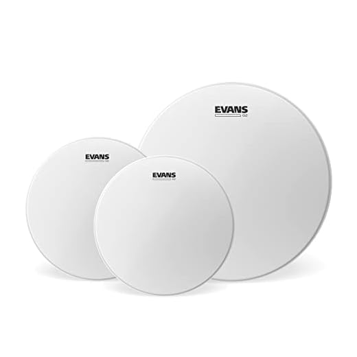 Evans G2 Coated Standard Tompack Drumheads 12, 13, 16"