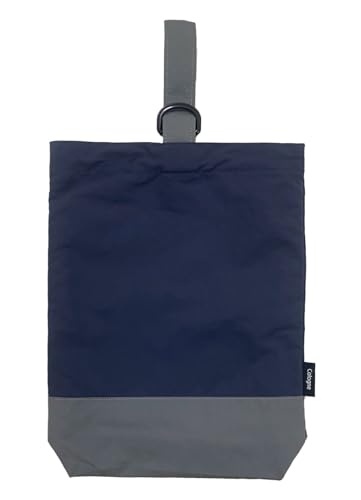 シューズバッグ 女の子 男の子 キッズ 上履き入れ 小学生 中学生 入学準備 dz132 ネイビー×ダークグレー