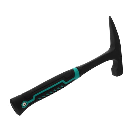 STOBAZA Martello Geologico Doppia Testa in Carbonio Punta Affilata e Testa Strumento Ergonomico Resistente per Rottura e Campionamento Minerario Professionale