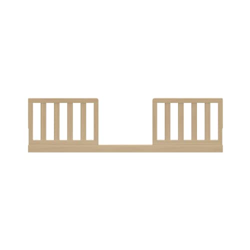 Image of Storkcraft & Graco Toddler Safety Guardrail Kit with Slats (Driftwood) - GREENGUARD Gold Certified, Converts Compatible Storkcraft & Graco Crib to Toddler Bed, Kit Includes 2 Guardrails
