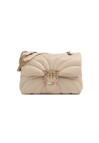 Pinko Bolso love classic puff bandolera butterfly quilt 100038 A1EX C50Q beige