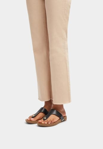 Image of FitFlop womens Iqushion Metallic-leather Toe-post Sandals