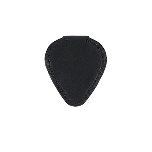 RPH-5 Étui de rangement magnétique en cuir pour médiators de guitare Noir - Les Beatles, Paul McCartney, John Lennon, RIngo Starr, George Harrison RPH-5 Étui de rangement magnétique en cuir pour médiators de guitare Noir