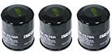 Pack of 3 Oil Filters Compatible with Briggs 499532 692513 Club Car 1016467 Cub Cadet 490-201-0001 John Deere AM107423 Kawasaki 49065-2057 49065-2062