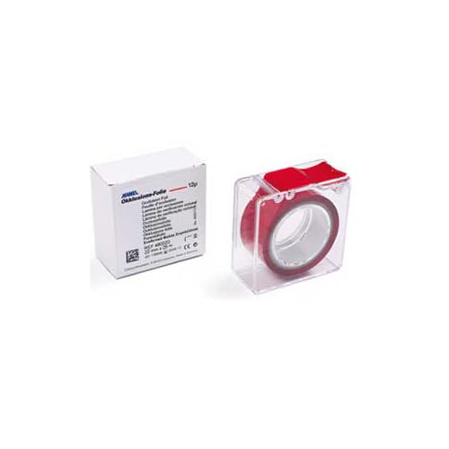 Coltene 480042 Hanel Occlusion Foil, Double Sided, 12 u, 22 mm × 25 m Size, Red