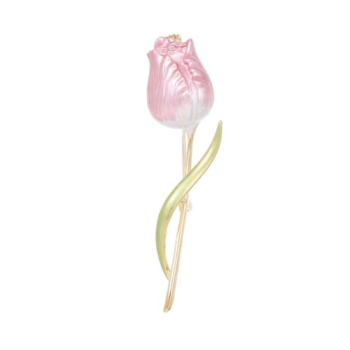 Broche rose pour vêtements - Corsage élégant et accessoires de mode féminine