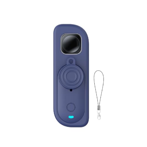 For Insta360 GO3S �P�[�X �J�o�[�yYLPINGAA�z���C�����X �C���[�z�� �ی�J�o�[ �V���R�� �P�[�X ���^ ����~�� �ϏՌ� �h�� �h�o ���[ �S�ʕی� �[�d�֗� Insta360 GO3S�ی�P�[�X (�u���[)