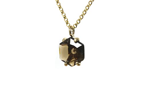Collier de Cristaux de Quartz Hexagonaux Anemone contre le teint terne