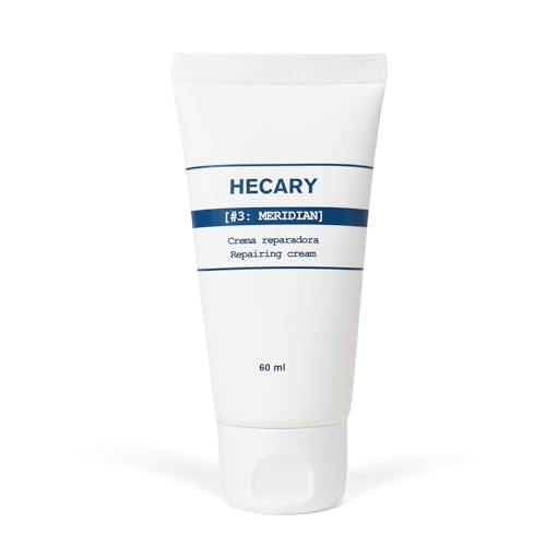 Hecary Crema facial antienvejecimiento absorcion rapida - Hidratacion y reparacion intensa piel sensible - Crema hidratante facial hombre - After shave hombre - Antiarrugas y antiojeras - 60 ml