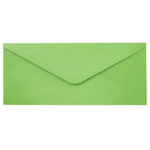 200 Pack Bulk #10 Green Envelopes With Gummed Seal, Business Size For Invitations, Mailing Letters, Checks, Greeting Cards (4-1/8 X 9-1/2 In) #TOP5