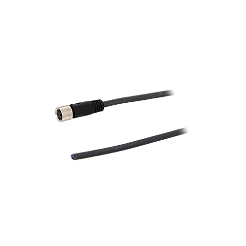 Cordon de raccordement M8 3 PIN mâle assurant une transmission stable 4A