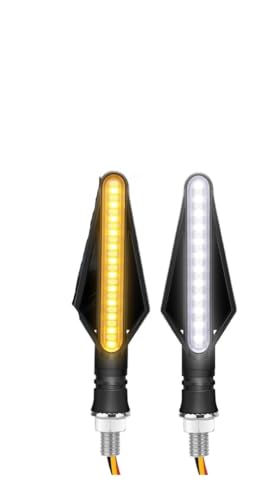 Clignotants LED moto et feu de freinage DRL pour rouler de nuit en sécurité