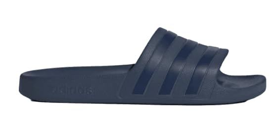 adidas Unisex Adilette Aqua Slide Sandal, Preloved Ink/Dark Blue/Preloved Ink, Mens 6