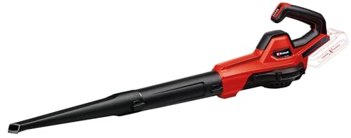 Einhell Soprador de ar sem fio GE-UB 18/250 Li E PXC 18V | Velocidade do ar de 250 km/h para uso em casa, carro, garagem e jardim | Oficina individual e soprador de folhas - Bateria e carregador não