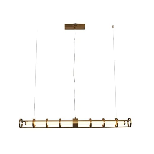 Luminária pendente linear moderna Mesa de jantar nórdica Lustre LED de aço inoxidável pendurado luz de teto para mesa de jantar Sala de estar Ilha de cozinha Fabricado na China