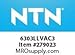 NTN 6303LLVAC3 SMALL SIZE BALL BRG(STANDARD) (Pack Of 12)