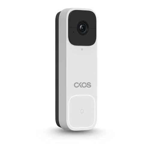 Okos Waterproof Smart Video Doorbell |WiFi Security Camera R...