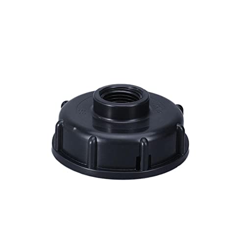 Adaptateur de réservoir IBC, connecteur IBC, raccords de réservoir IBC S60X6, bouchon à filetage grossier, adaptateur de tuyau d'arrosage adaptateur de réservoir pour valve IBC Ton - 5,1 cm à 2,5 cm Cover