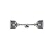 Innovations 208L-PN-G73 2 Vertical Bath Vanity Light, Polished Nickel