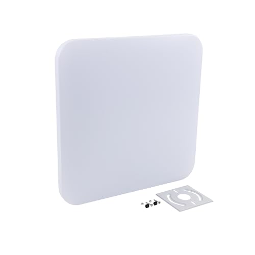 Luminária Led Borda Infinita Plafon Sobrepor Quadrado 43x43cm Multicor 30W/60W Bivolt - Lumens 2700/