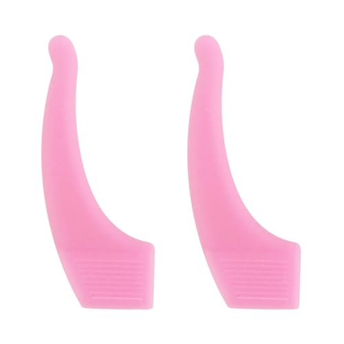 2個 メガネ ノンスリップ スリーブ ムーブメント 落ちない 痛くない 耳 フック シリコン 滑り止め ミラースリーブ (色: ピンク)