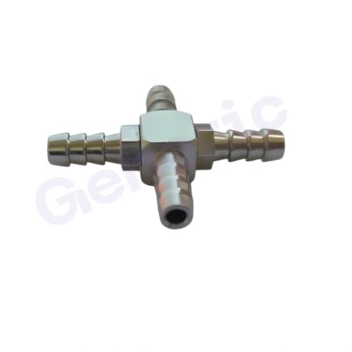Image of Dental Chair Parts 4mm 4-Way Joint (Pack of 3) | Brass Connector for Dental Unit Water Pipe | Durable & Lightweight