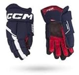 C C M Next Ice Hockey Gloves, Youth (Navy/White,...