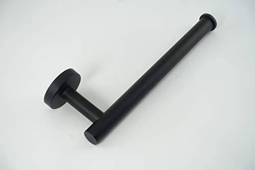 Tocten Hand Towel Holder/Towel Ring - Thicken Sus304 Stainless Steel Bathroom Hand Towel Bar, 9Inch Heavy Duty Wall Mounted Towel Rack Hanger (Matte Black) #TOP1