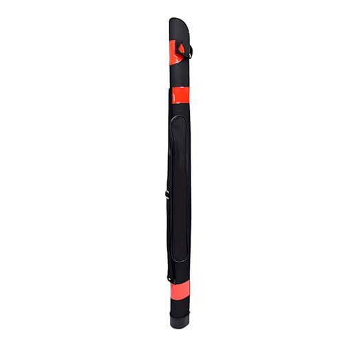 Copechilla Sac Canne a Peche 1.2m avec Ceinture d'épaule Fermeture latérale Poches latérales, Canne à pêche Base Souple en Plastique et Corde Suspendue,Canne à pêche et matériel de pêche