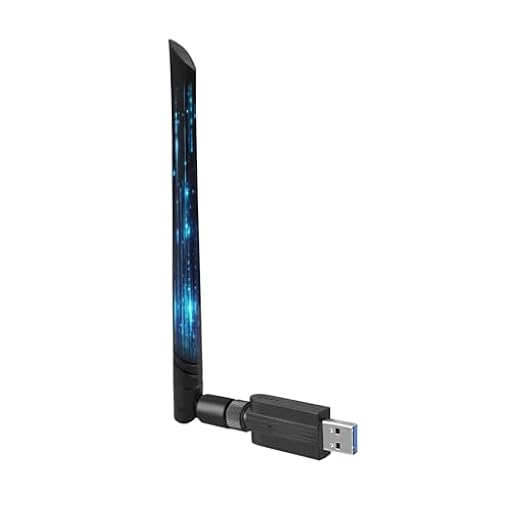 AC1300 Antena WiFi USB, Dual Band 5GHz/2.4GHz Adaptador WiFi para PC, USB 3.0 para PC 1300Mbps, 5dBi Antena Largo Alcance, Conecta y Reproduce Windows11/10/8.1/8/7/Vista/XP | Ya disponible en tu tienda friki favorita! En mundofriki.es!