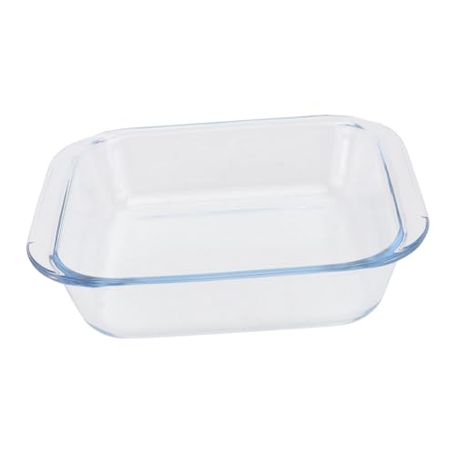 Plat à four en verre borosilicate transparent micro-ondes