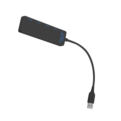 Xinsheinelry Multiports USB Hubs Répartiteur USB 4 sorties pour une connexion transparente de périphériques tels que les claviers