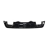 Car Rear Bumper Diffuser Lip Compatible With BMW 5 Series E60 E61 M Tech Sport Pack 2005-2009 Lower Spoiler Splitter Body Kit Tuning(With Light OO-OO)