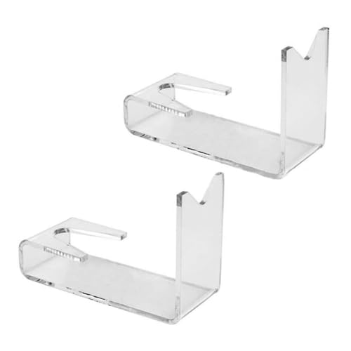 DONGKER Supporto per Pistole, 2 Pezzi Porta Pistola in Acrilico Trasparente, Supporti per Pistole Revolver, Modello di Pistola Giocattolo