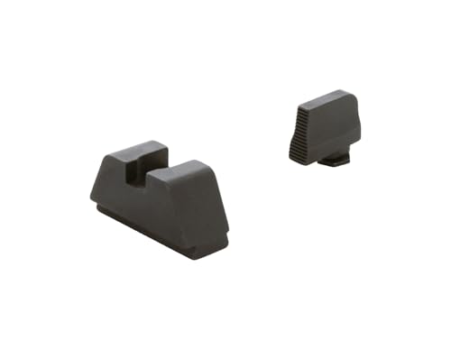 AMERIGLO Optic Compatible Sight Set for Glock - XL Tall Black Serrated .315" Front, Flat Black .394" Rear by AmeriGlo - Used condition - Image 3