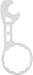 GE UCWRNCH Carbon Refrigerator Filter Wrench