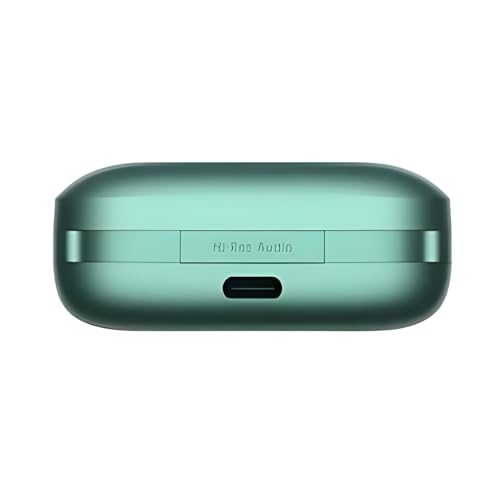 Image of Haroon Buds 7 Pro TWS Wireless Earbuds Bluetooth | Noise Cancellation 48 Hours Playtime with Charging Case (Green)
