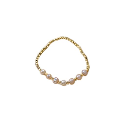 Perles roses classiques YXWYXWA, le collier perlé léger qui ne s'estompe jamais pour femmes