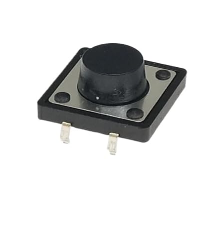 Micro-interrupteur bouton tactile 12x12 mm DIP4 pour prototypage Arduino et réparation PCB, x20