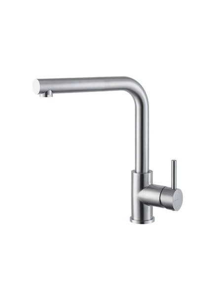 Rubinetto Miscelatore Monocomando Cucina Canna Girevole Cromo Design Newform Moderno Elegante 4319/21.018