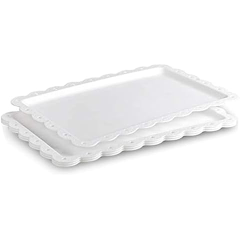 Artliving Plastic Serving Tray Set for Food Cover
