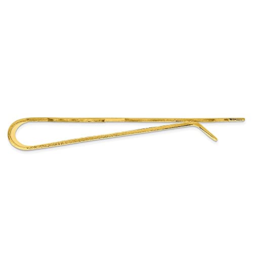 Diamond2Deal Gold-Plated Kelly Waters Polished Dollar Sign Money Clip (Length: 27 mm|Width: 50mm)2