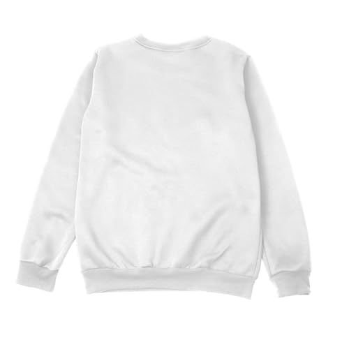 Moletom feminino grande de manga comprida, casual, com estampa da bandeira dos EUA, gola redonda e e