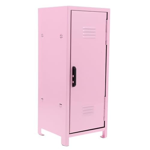 Casier de rangement métal à clé pour maquillage et soins