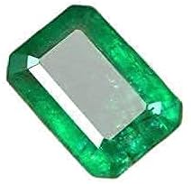 GEMSJEWELS認定非加熱非処理5.25ラッティ4.35カラットA+品質天然エメラルドパンナルースジェムストーンレディースとメン