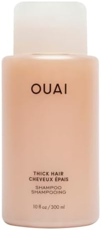 OUAI Thick Hair Shampoo - Hydrating Shea Butter Shampoo (10 Oz)