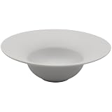 美濃焼 スイングリムボウル 白 パスタ皿 鉢 サラダボウル 直径約20×高さ6cm 日本製 090538